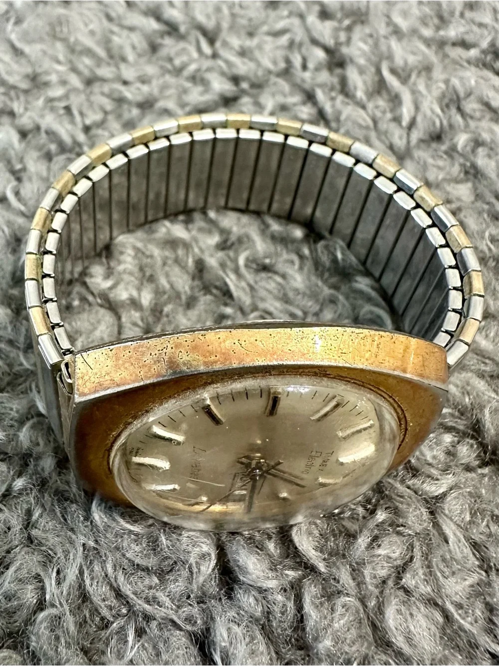 Vintage 1970s Timex Electric Dynabeat Day/Date Watch